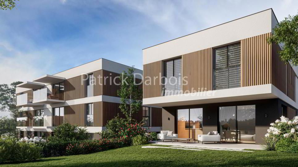 Spacious modern and ecological twin villa, sold off-plan, village...