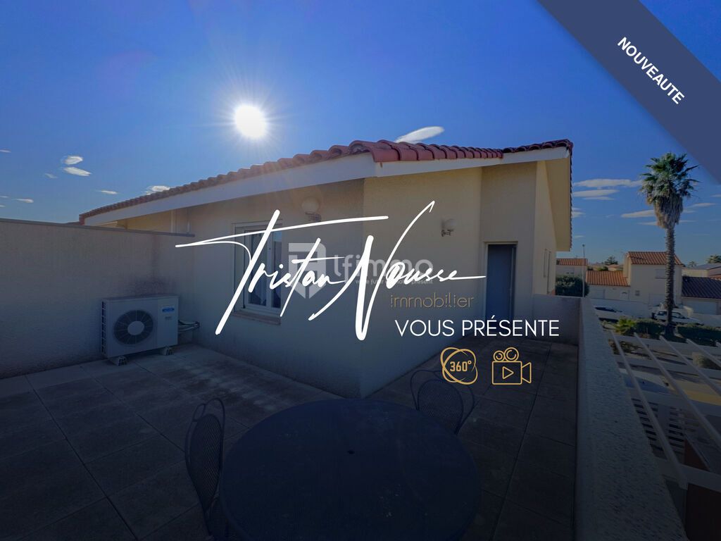 Maison en 3 faces - 109 m2 - 3 chambres + toit terrasse - Alenya