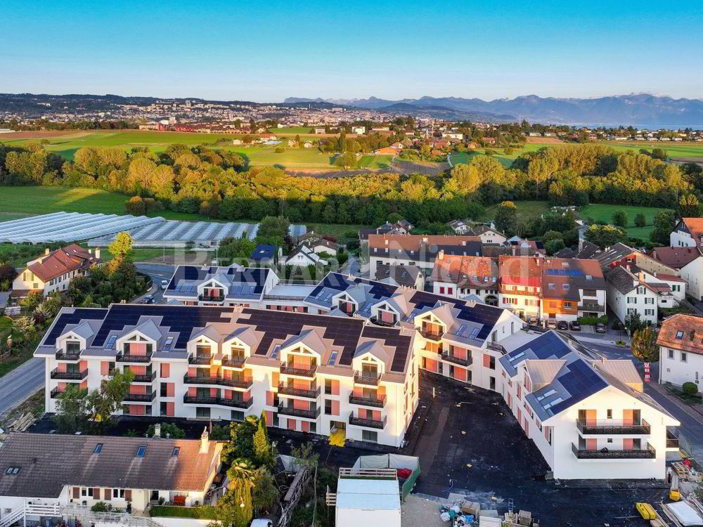 Appartement neuf de 2,5 pièces avec terrasse et jardin