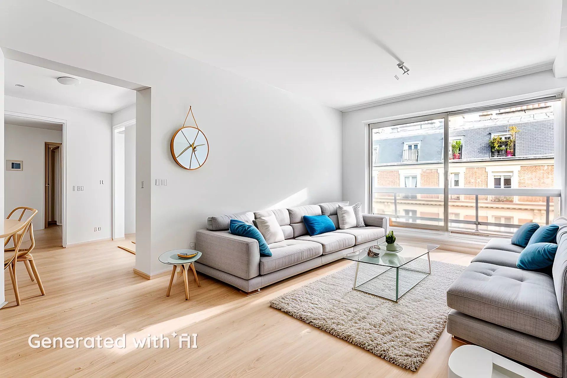 Exclusivité - Villa Saint Michel / Appartement de 45m² avec un plan sans aucune perte de place. Refait à neuf. Vues dégagées et Balcon