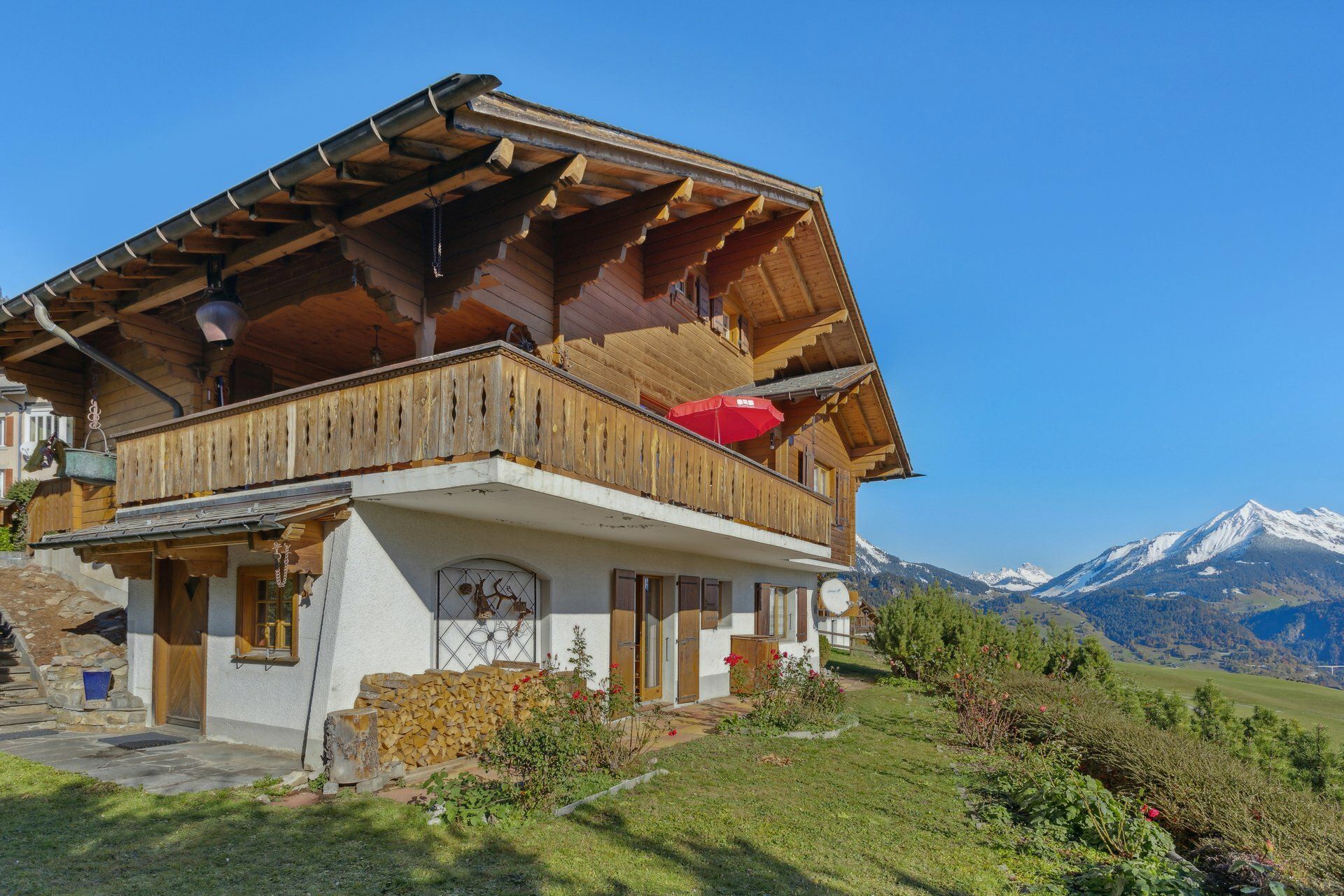 Objet rare: un chalet familial au pied du départ des télécabines