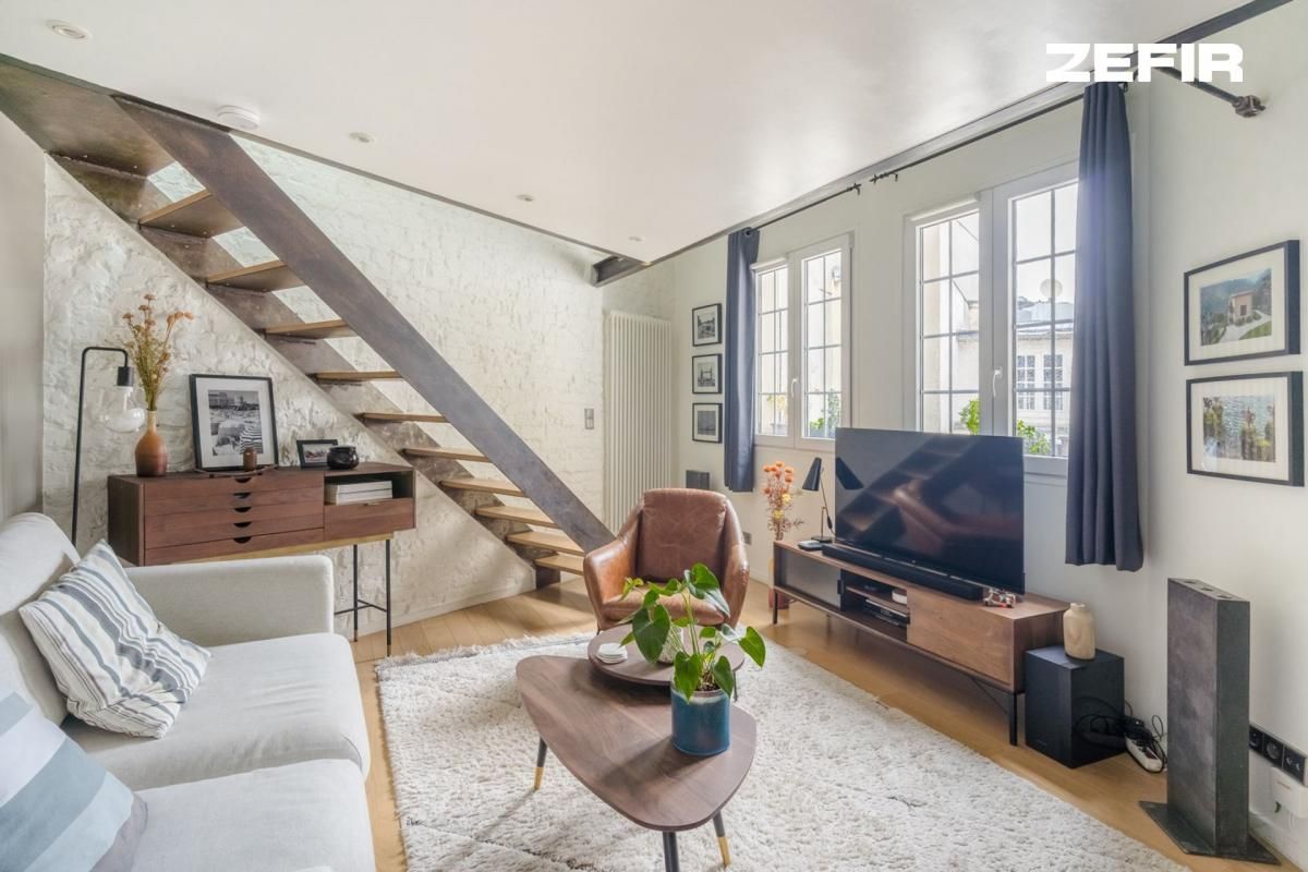 Duplex de 2 pièces de 39m2 à vendre dans le 17ème arrondissement de Paris