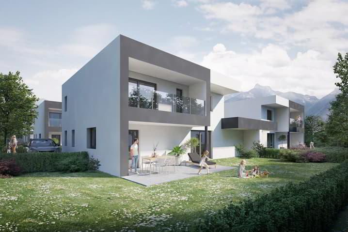 Vouvry - New program - 10 contemporary villas - 5.5 rooms