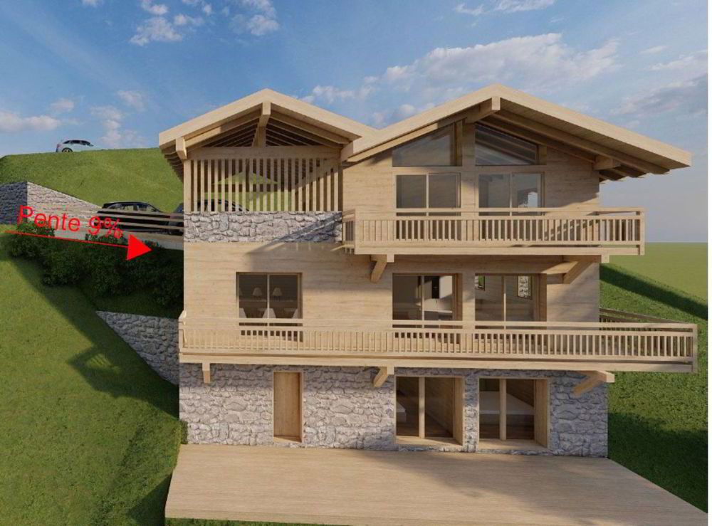 Chalet de standing de 5.5 pièces sur plan, vue panoramique. | dreamo.ch