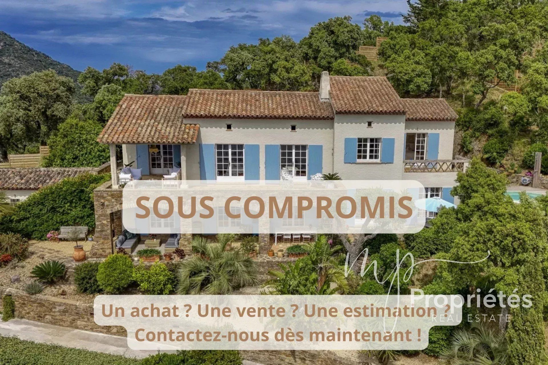 RAYOL CANADEL SUR MER Magnifique villa 6 chambres avec vue imprenable sur les îles