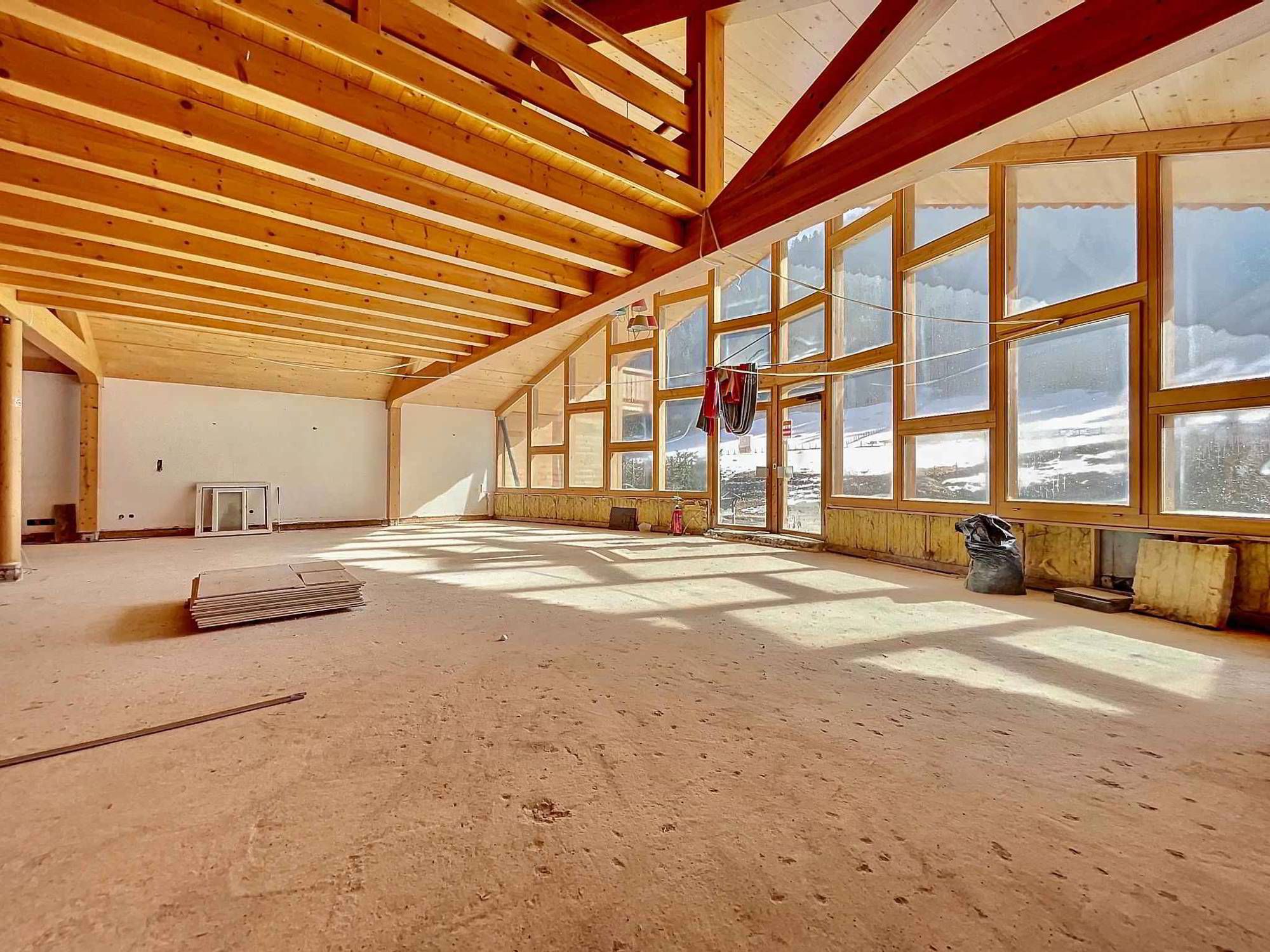 6.5 room duplex with unobstructed views of the mountains