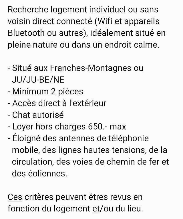 Cherche logement éloigné des pollutions environnementales