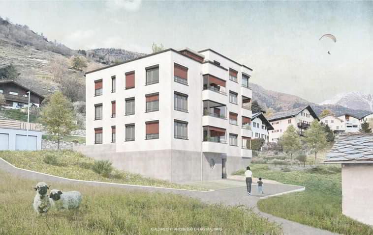 Ausserberg - 2.5 Zimmerwohnung EG - Neubau