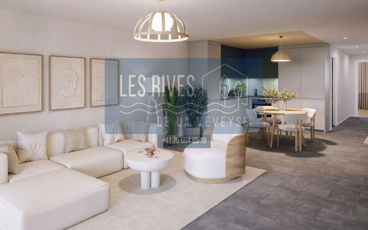 Appartement neuf à vendre 4.5 pièces lumineux et traversant