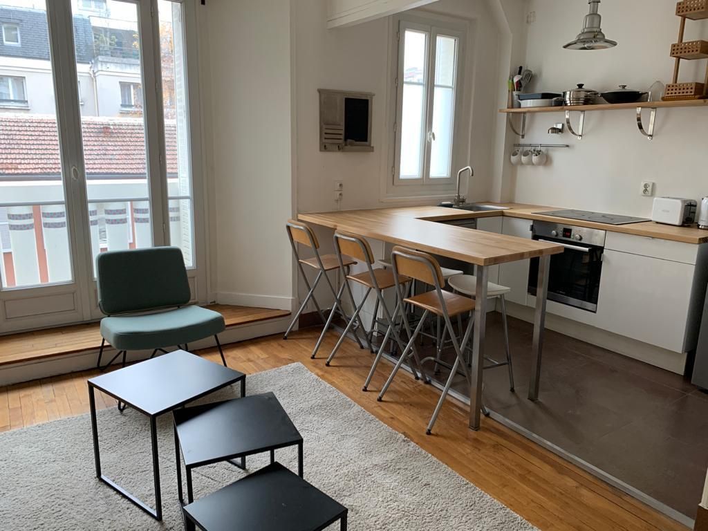 A louer : Appartement meublé 2 pièces 44m² - Courbevoie