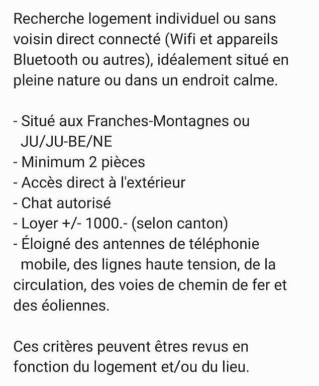 Cherche logement éloigné des pollutions environnementales