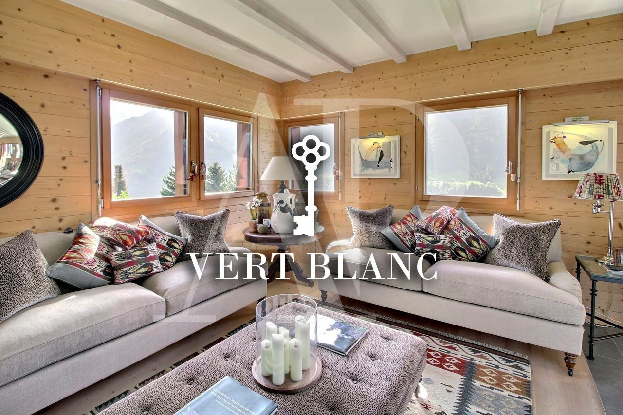 Chalet Vert Blanc, niché dans les hauteurs de Champéry