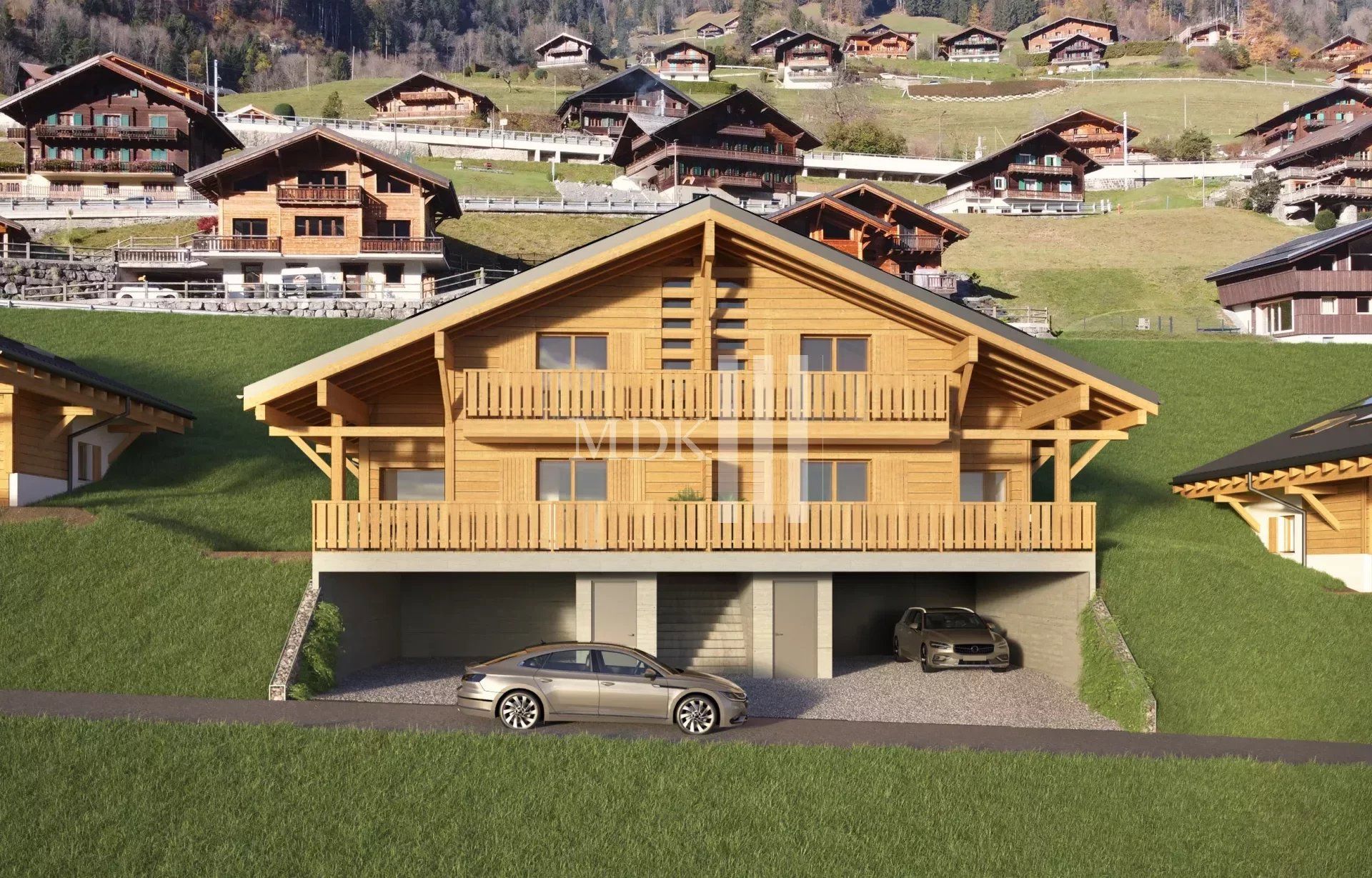 New 8-room chalet for sale in Val-d'Illiez