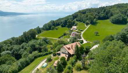 Projet à rénover, vue panoramique sur le lac - Chardonne