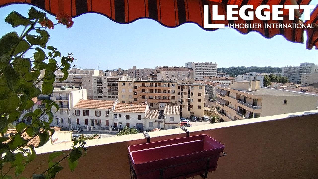 Appartement T4 63m², lumineux, proche centre Toulon, quartier calme, ascenseur, stationnement