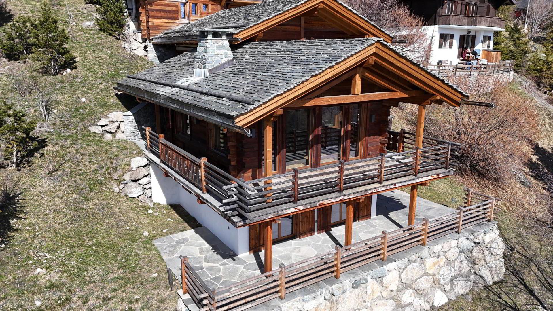 Superbe chalet neuf avec vue exceptionnelle sur Verbier !!!