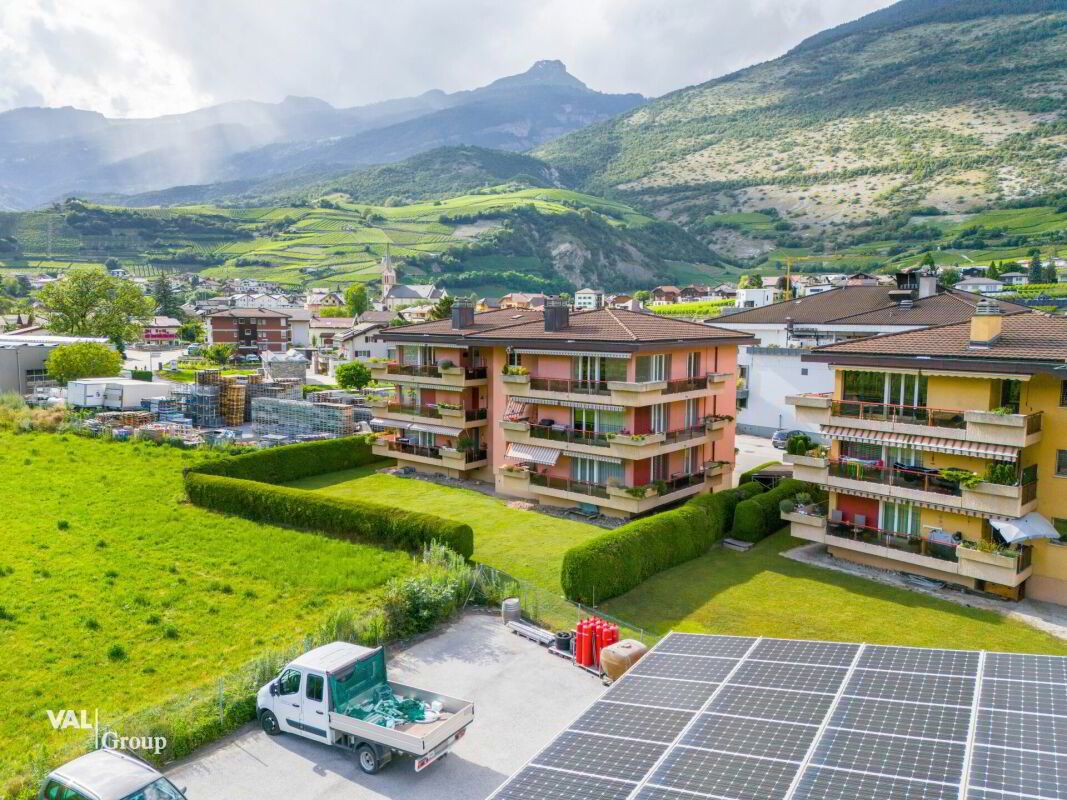 Sonnige 4½-Zimmer-Wohnung mit Bergpanorama in Salgesch