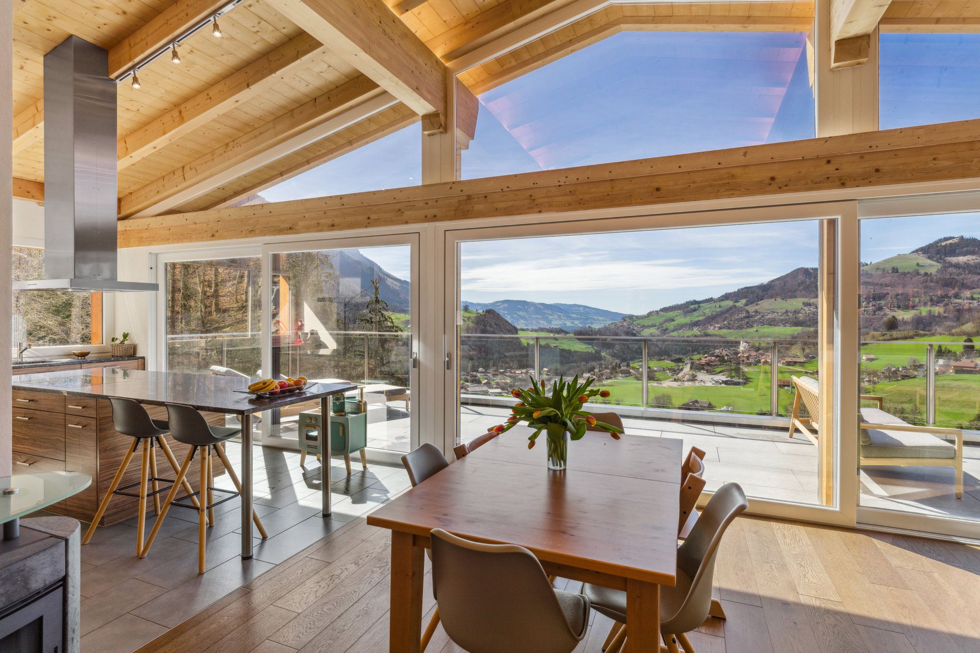 Maison individuelle moderne avec magnifique vue dégagée