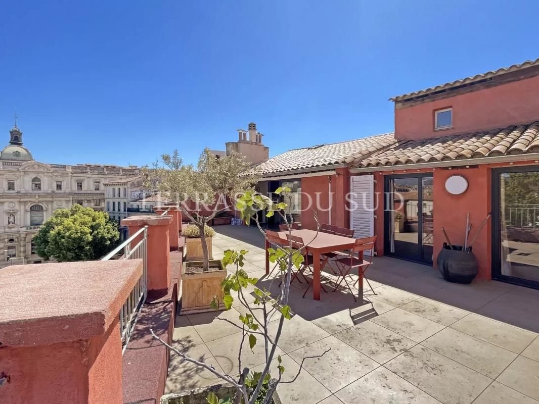 Vente Bel Appartement Toit Terrasse de 5 Pièces en Duplex  - Quartier Préfecture - Marseille 6