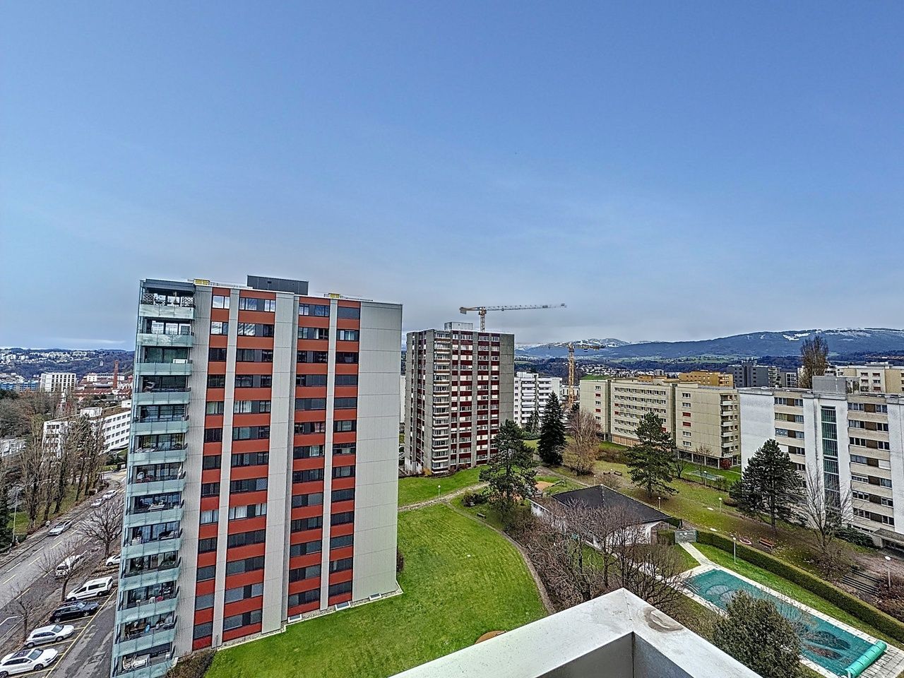 Appartement de 2.5 pièces au 10ème étage à Fribourg