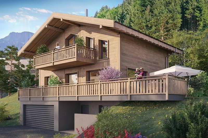 Beautiful chalet of 4.5 rooms to build - Jaun