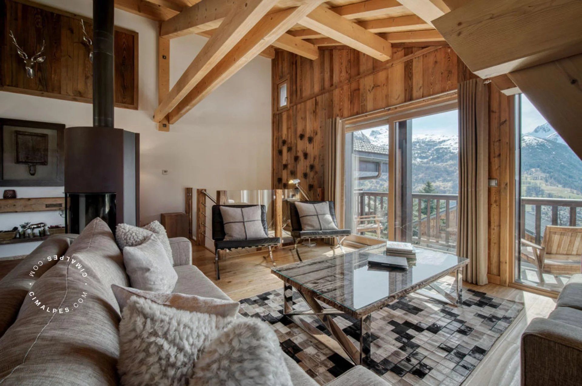 Demi-Chalet  avec vue imprenable en vente