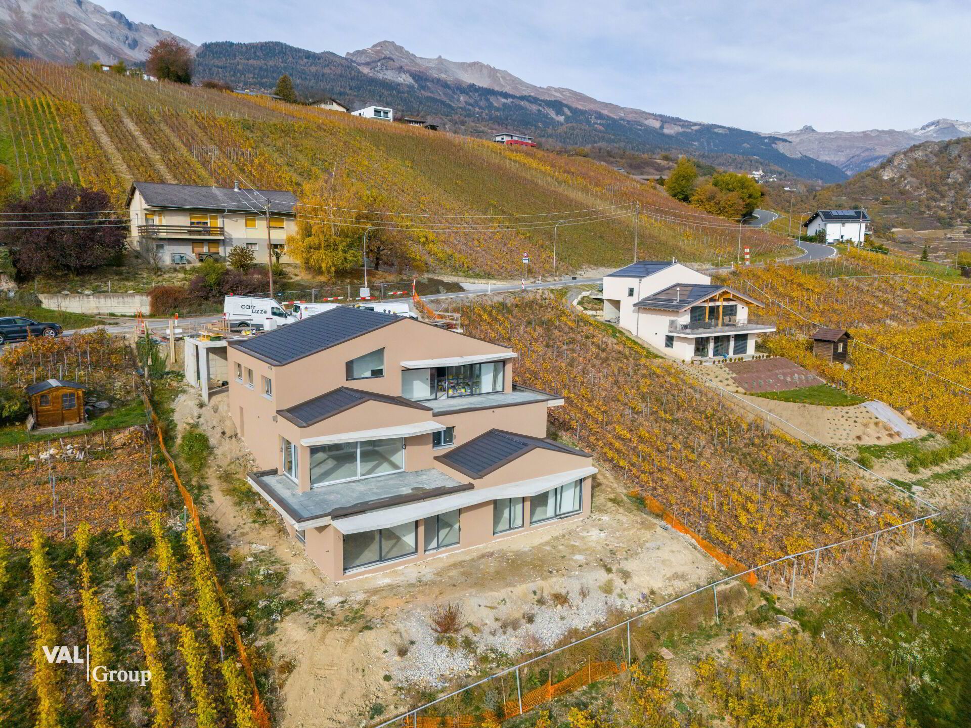 Appartement neuf, moderne avec terrasse et vue sur la vallée du Rhône