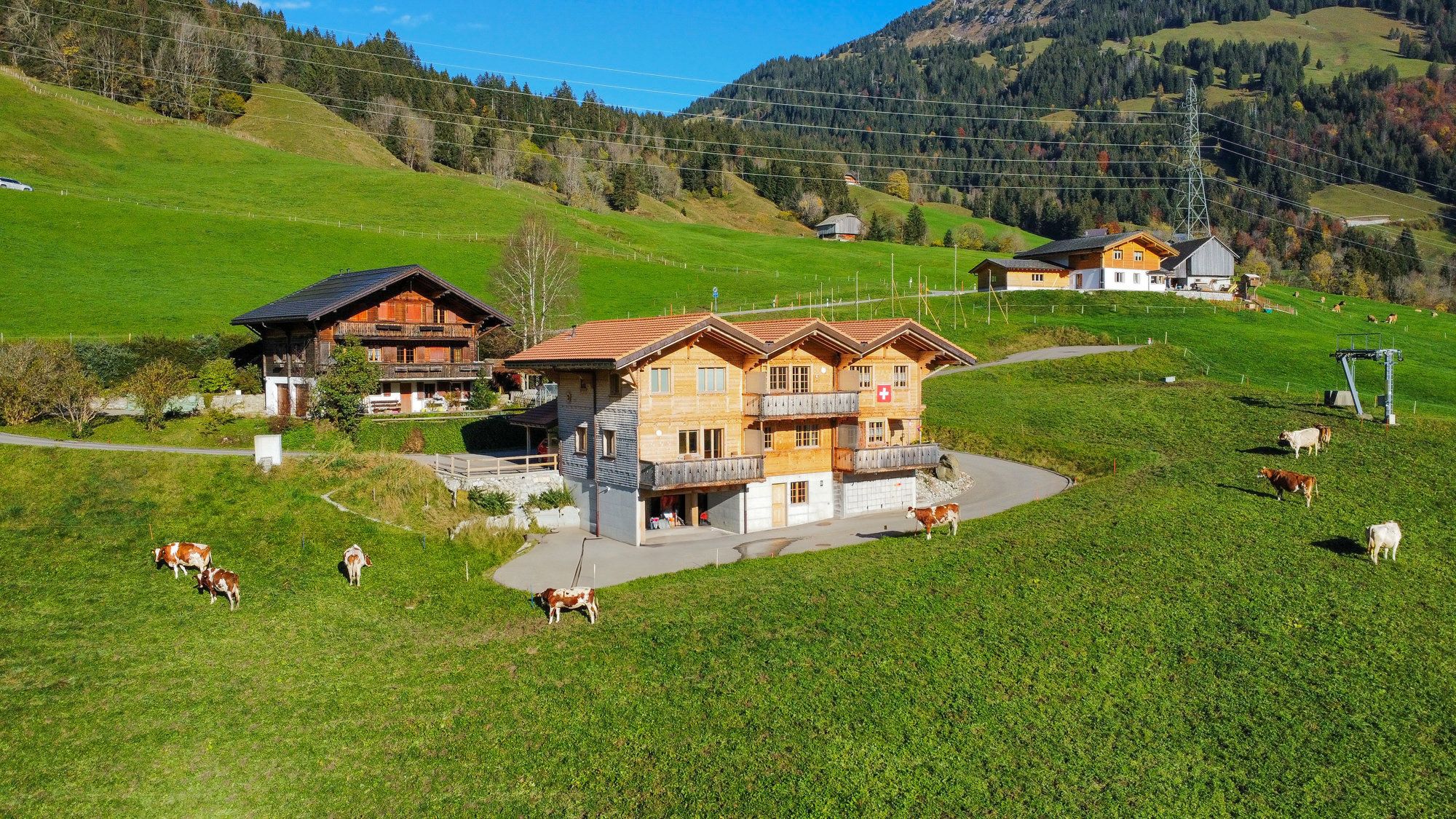 Exceptionnel au pied des Gastlosen Chalet de 3 unités en duplex