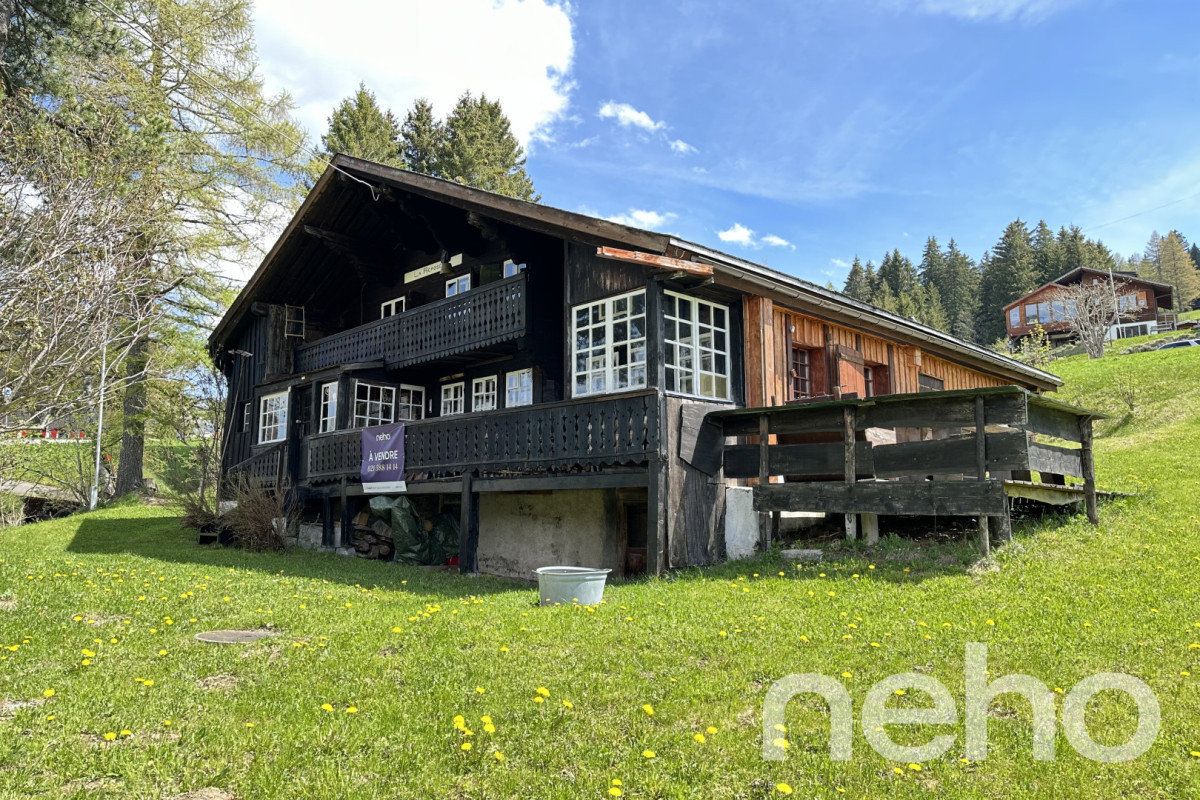 Exclusif: Authentique vieux chalet d'alpage