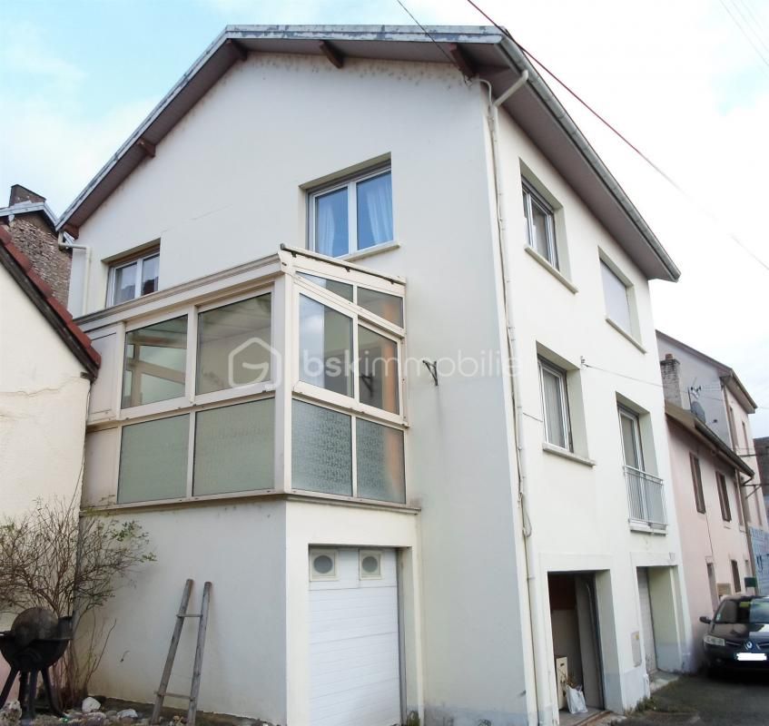 BETHONCOURT, CENTRE VILLAGE PROCHE MAIRIE, MAISON TYPE T4/5 ENV 110 M² + COMBLES AMENAGEABLES, 3 GARAGES