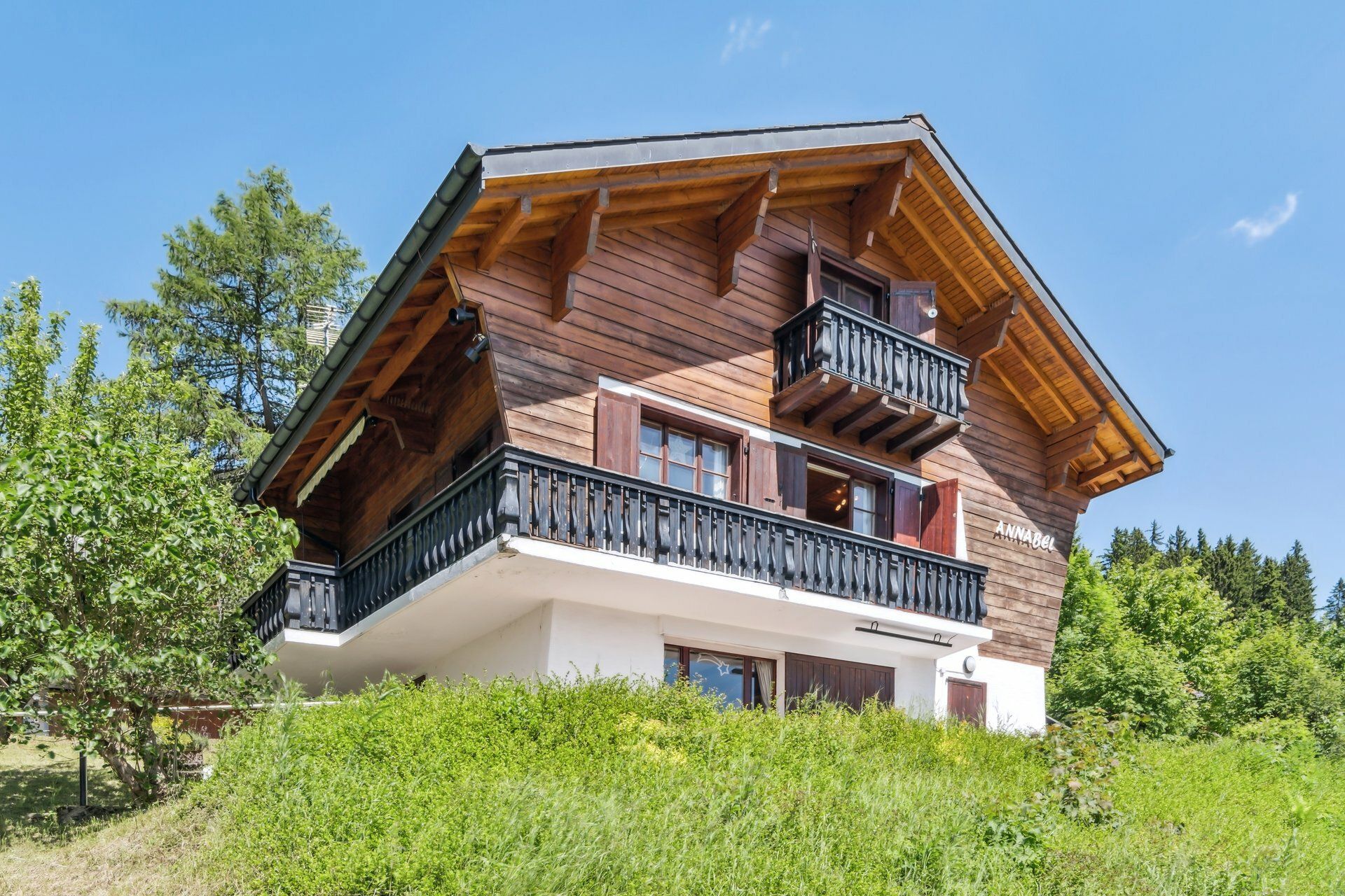 Chalet authentique, vue sur les Alpes