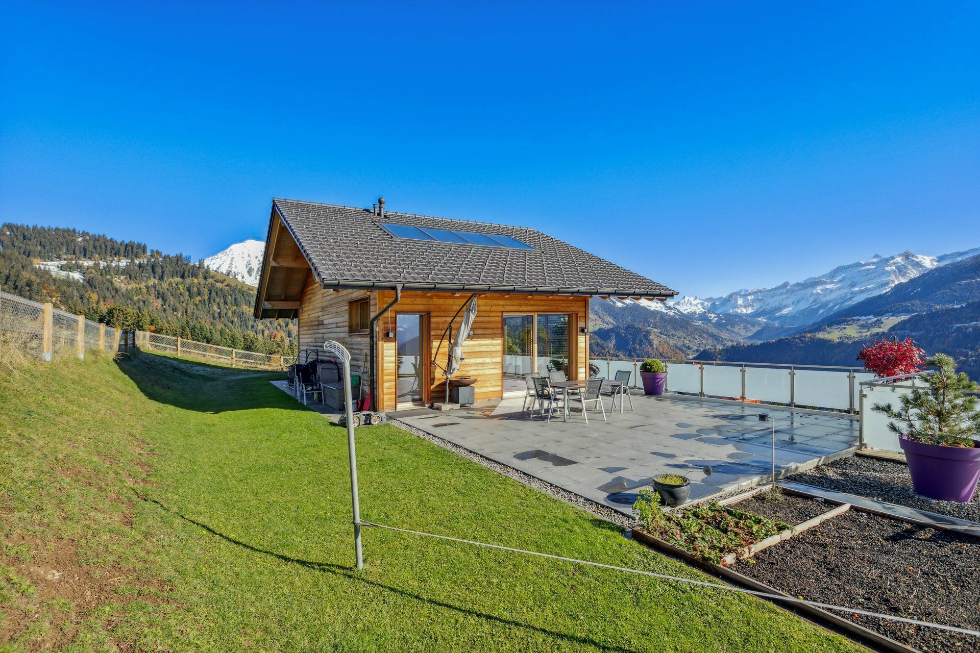 Splendide chalet d'architecte bénéficiant d'une vue panoramique