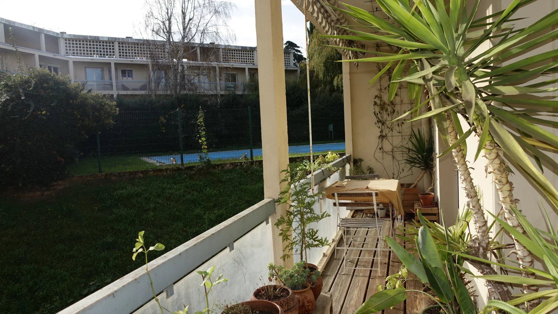 T3  meublé avec balcon et piscine à Rangueil