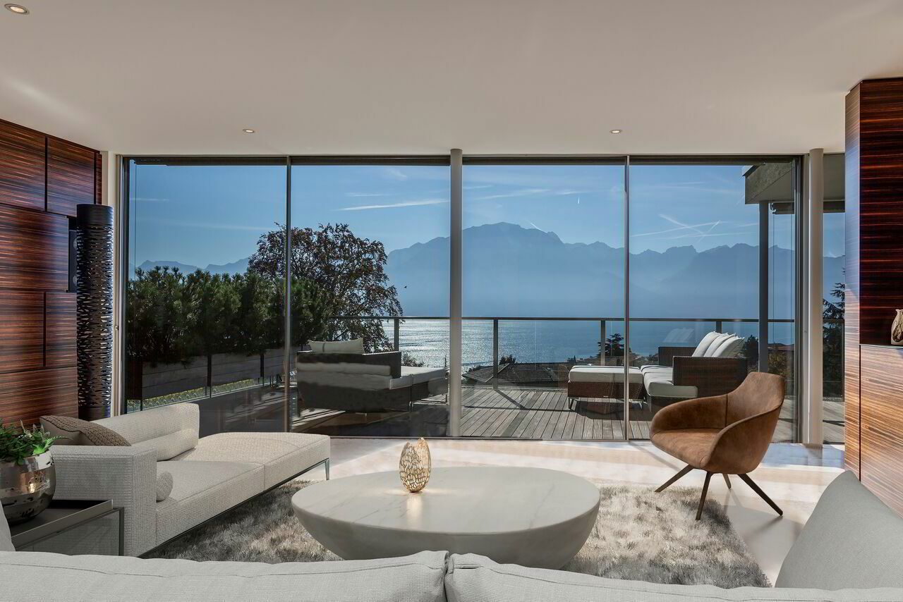 Luxueux duplex en attique avec vue panoramique de 360° à Montreux