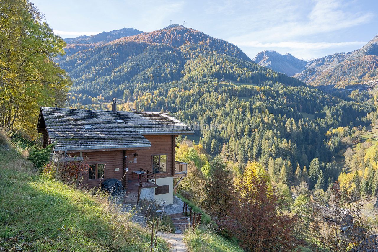 Spacieux chalet en rondin avec appartement indépendant