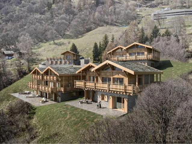 Magnificent luxury chalet on plans