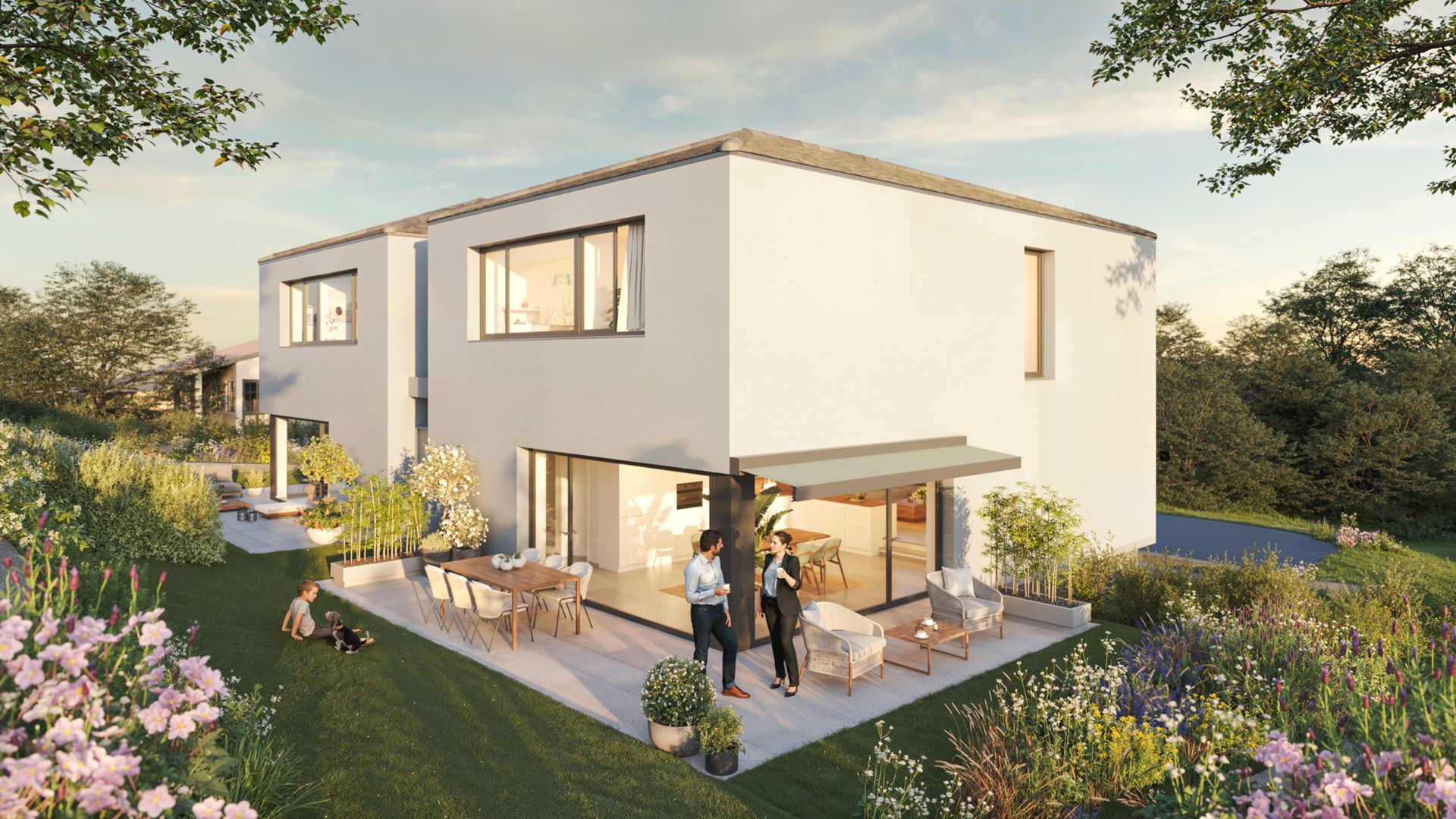 Superbe villa neuve de 185 m2 habitables conçue selon l'aspect du développement durable