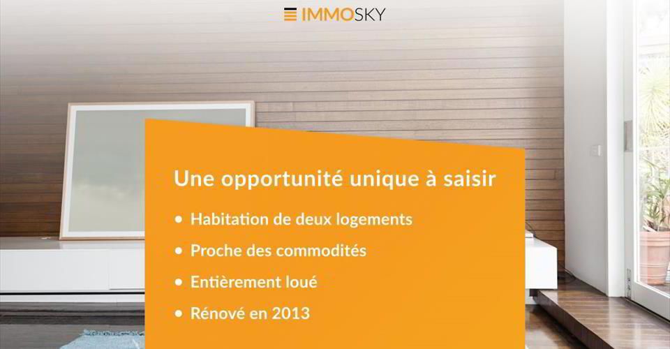 Immeuble résidentiel 8 pièces