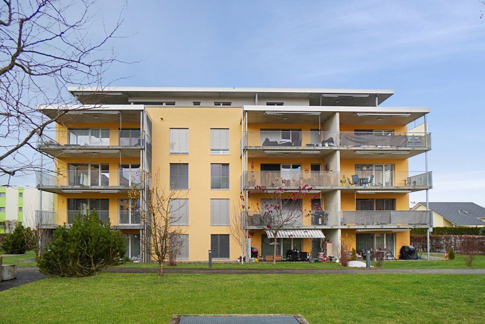 Modern apartment with large patio