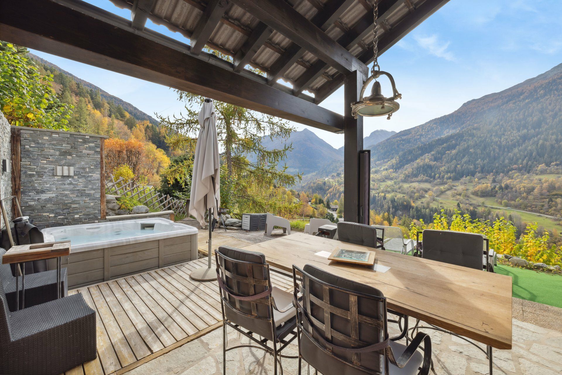 Chalet individuel avec vue panoramique