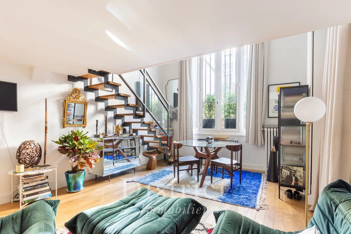 Exclusivité Marais / 2 pièces en duplex de 41,21m² entièrement rénové par architecte.