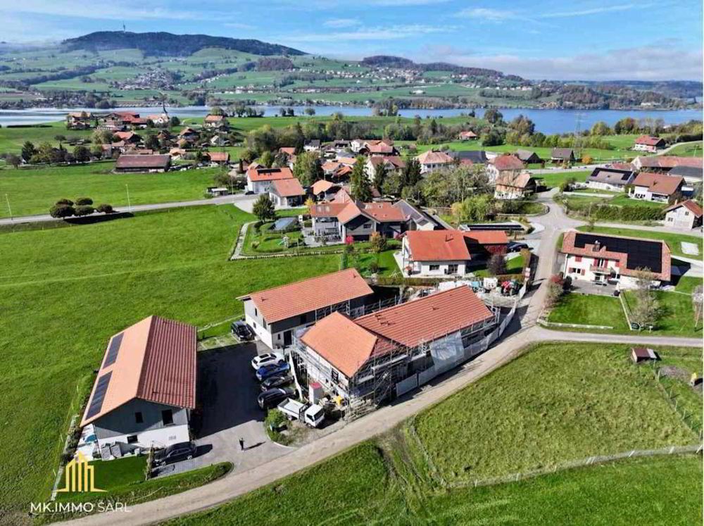 3 villas contiguës au coeur de la région de Gruyère à Hauteville