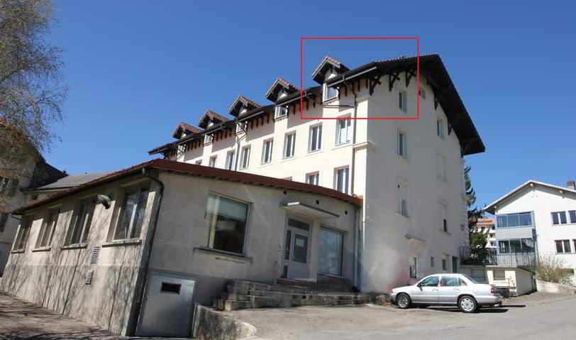 Studio of approx. 35 m2 on the top floor, South facing