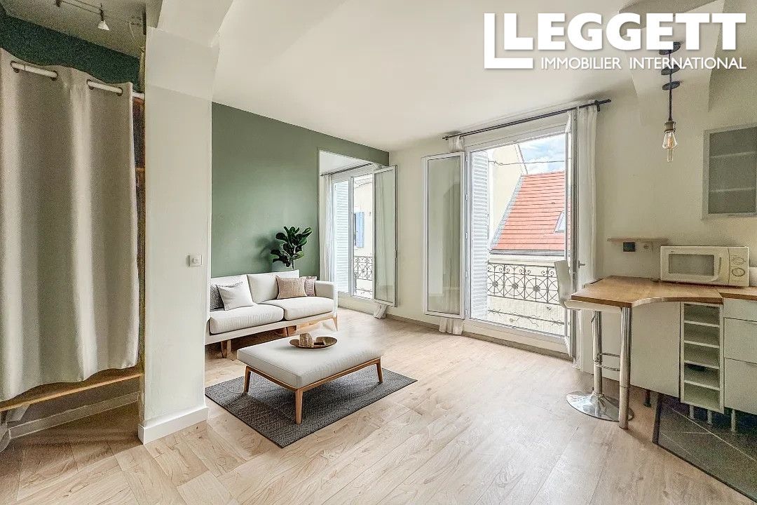 MONTESSON - Beau deux pièces de 33m² avec loggia et superbe jardin de 53m2 et loggia au calme