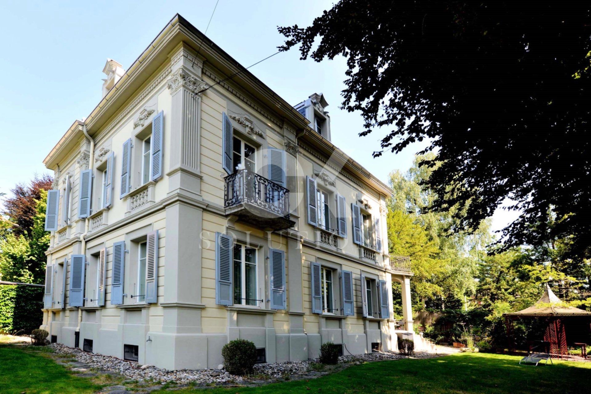 Neurenaissance-Villa mit vielfältigen Nutzungsmöglichkeiten und prachtvoller Gartenanlage